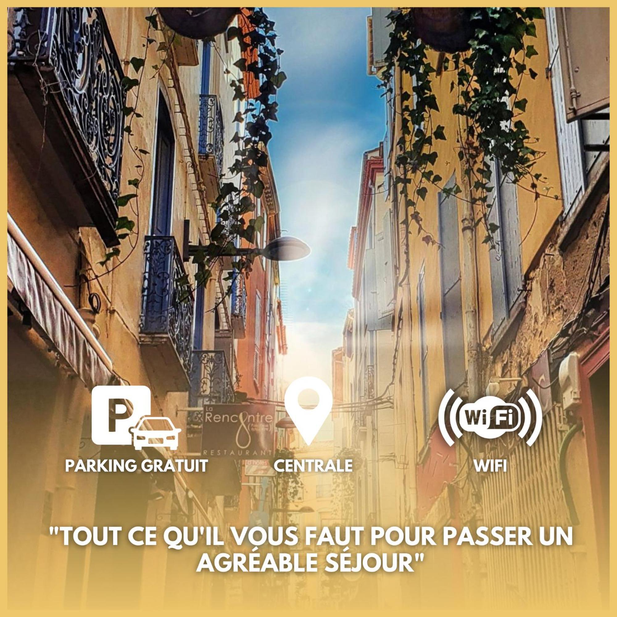 Can Pi N3 - Central - Place Parking Republique Inclus & Wifi ペルピニャン エクステリア 写真